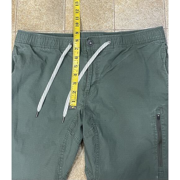 Vuori Ripstop Drawstring Jogger Pants Climbing Olive Green Men’s Size X-Large - Picture 4 of 16